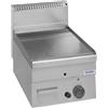 DEXION Fry top professionale a gas con piastra liscia in acciaio - Potenza kW 5.1 -Cm 40 x 60 x 27 h