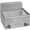 DEXION Fry top professionale a gas con piastra liscia cromata - Potenza kW 10.2 - Cm 60 x 60 x 27 h