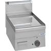 DEXION Fry top professionale elettrico con piastra liscia cromata - Potenza kW 5 -Cm 40 x 60 x 27 h