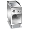 DEXION Fry top professionale elettrico con piastra liscia cromata - Cm 40 x 73 x 85 h
