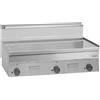 DEXION Fry top professionale elettrico con piastra liscia cromata - Potenza kW 12.5 - Cm 100 x 60 x 27 h