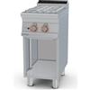LOTUS Cucina ad acqua professionale a gas con 2 fuochi - Vano aperto - cm 40 x 70,5 x 90 h