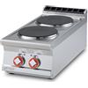 LOTUS Piano cottura elettrico - N° 2 piastre - cm 40 x 90 x 28 h