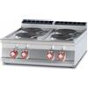 LOTUS Piano cottura elettrico - N° 4 piastre - cm 80 x 90 x 28 h