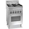 DEXION Cucina a gas - N.4 fuochi - Forno elettrico - cm 60 x 60 x 85