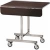 FORCAR Carrello colazione - Acciaio inox - Piano richiudibile- cm 80 x 53 x 80h