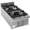 D.L. SERVICE Cucina a gas - Banco - N°2 fuochi - cm 40 x 90 x 27 h