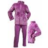 Infiore Pigiama Donna Pile Effetto Coral Full Zip - Morbido e Invernale - Felpato Aperto (21492 Ribes, M)