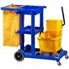 FORCAR Carrello per pulizia - Portasacco 120lt - Attacco utensili - cm 114 x51 x 98h