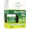 OPTIMA NATURALS Srl Australian Tea Tree Oil 30ml - Olio Essenziale per il Corpo - Ideale per Zone Difficili - Zona Sotto le Unghie