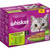 Whiskas 12x85g 7+ Selezione mista in Salsa Whiskas Senior umido per gatti