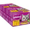Whiskas 48x85g selezione carni bianche in salsa Whiskas 1+ buste umido gatti