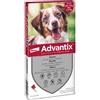 Advantix Advan-tix Spot on 6 pipette da 2,5 ml per Cani dai 10 fino a 25 kg