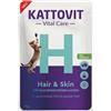 Kattovit Vital Care 85g Hair & Skin Kattovit Vital Care Buste con Pollame umido per gatti