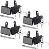 Zonon 4 Paia Pastiglie Freno Bicicletta per TRP Tektro Shimano Deore Br-M575 M525 M515 T615 T675 M505 M495 M486 M485 M475 M465 M447 M446 M445 M416 M415 M395 M375 M315 M355 C501s (Pastiglie Semi Metalliche)