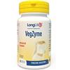 LongLife® VegZyme | Enzimi digestivi vegetali | Amilasi, proteasi, lipasi, cellulasi e lattasi | Supporto completo alla digestione | Fino a 2 mesi di trattamento | Vegano e senza glutine