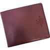 COVERI COLLECTION Portafoglio Uomo in Vera Pelle completo con Portamonete Portadocumenti e Carte di Credito. Scatola Regalo Marchio Enrico Coveri ART. 760-40 (BORDO')