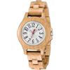 Tiong Orologio da donna con design in legno, orologio in legno colorato con cinturino regolabile, orologio al quarzo da donna, scelta migliore per la festa della mamma