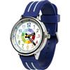Kiddus Orologio Educativo per Bambini, Ragazze. Da Polso, Analogico. Con Esercizi per Imparare a Leggere l'Ora. Facilità di Lettura. Movimento al Quarzo Giapponese. Olandese Blu