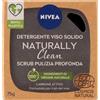 Nivea Naturally Clean Detergente Viso Solido Scrub Pulizia Profonda 75 g - -