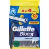 Gillette Blue3 Rasoio x8 con 4 Ricariche - -