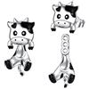 POPLYKE Orecchini a perno Axolotl, a forma di gatto, cane, rana, da donna, in argento Sterling 925, maiale, gatto, rana, ipoallergenici, volpe, bulldog francese, idea regalo di compleanno