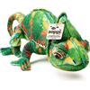 Zappi Co Kids' Soft Cuddly Plush Toy - Perfect Soft Playmates for Kids in Printed Style (55cm Length) (Green Chameleon)
