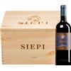 Castello di Fonterutoli | Toscana Siepi Rosso Toscana IGT 2021 6 bottiglie in cassetta di legno 4,5 l
