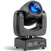 Ukfog 100W Teste Mobili Beam RGBW LED DMX Luci da Discoteca Palcoscenico Moving Head per DJ Discoteca Club Bar Feste Natale Halloween