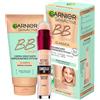 Garnier Skinactive BB Cream Crema Viso Idratante Perfezionatrice Tutto in 1 SPF25 Tonalità Medio-Chiara + Il Cancella Età Correttore Liquido Multiuso con Applicatore Colore 02 Nude - 2 Cosmetici