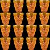 saijer Bicchieri Teschio, Tazza di Halloween 16 Pezzi Forma di Teschio Amaro Bicchieri Whisky Rum Bicchierini Liquore Bicchiere da Vodka Bicchieri da Shot Arancione Tazzine in Plastica 55ml