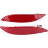 TKSE Riflettore Paraurti Posteriore, Strisce Riflettori Paraurti Posteriore Rosso Auto Left&Right 265600004R Adatto per Megane MK3 2008 2013
