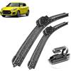 Autopixl Spazzole tergicristallo anteriori compatibili con Suzuki Swift V AZ 2017-2023 Spazzole per pioggia per parabrezza, finestrini, 21+18
