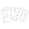 Leuchtturm 340973 Optima SORTIMENT - Miscela per la conservazione delle Monete per Monete con Ø 42, 34, 27, 20 mm - Confezione da 5 Pezzi