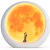mamre Luna Lampada di Umore Nozze San Valentino Anniversario Regalo Decorazione d'arte, Matrimonio Santo Bianco Sotto la Luna Piena (Non Ricaricabile)