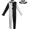 Halloween Costume Clown Malvagio Bambini: Giullone Pazzo Vestito