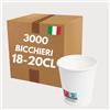 COVR Bicchieri in carta bianchi (18-20cl - 7oz / 3000 unità)