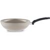 Fissler Ceratal - Pentola Wok in alluminio (diametro 28 cm, 3,7 l), padella in ceramica con rivestimento antiaderente, bordo alto, senza PFAS/PTFE, Made in Germany, compatibile induzione