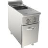 D.L. SERVICE Friggitrice elettrica - Capacità 21 lt - cm 40 x 90 x 85 h
