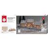 Rayher Kit 3D In Legno, Villaggio Invernale, Set Da 84 Pezzi, Legno Naturale Certificato Fsc, 40X14.5X17Cm, Da Colorare E Decorare, Per Decorazioni Natalizie, 63158505