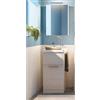 LEGNOBAGNO Mobile Bagno con lavatoio cm 46 - Colore: Beige Perlato Opaco