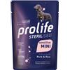 Prolife Sterilised Sensitive Adult Pork & Rice Medium/Large Bocconcini Di Maiale E Riso Per Cani Adulti Sterilizzati 400g