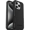 OtterBox Cover per iPhone 15 Pro Commuter, resistente a shock e cadute, testata 3x vs le norme anti caduta MIL-STD 810G, Nero, Senza Retail Package