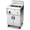 LOTUS Cuocipasta a gas - Capacità lt 40 - N°3 cesti - cm 60 x 65x 87 h