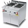 LOTUS Cuocipasta a gas - Capacità litri 40 + 40 - cm 80 x 90 x 90 h