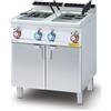 LOTUS Cuocipasta professionale elettrico - Capacità vasca lt 25 + 25 - cm 80 x 70.5 x 90 h