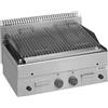 DEXION Griglia a pietralavica a gas - Per carne - Potenza kW 14 - Cm 80 x 60 x 27 h