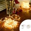 Wisdom Stringa 2 metri da 20 Perle Led Bianco Caldo a batteria Wisdom