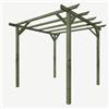 Leroy Merlin Pergola Singola Trave impregnata fsc in legno massello struttura naturale L 300 x P 400 x H 247 cm