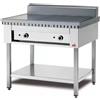 D.L. SERVICE Cuocipiadina a gas 6 piadine con struttura aperta - cm 95 x 73 x 96 h Cromo